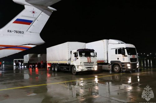 Rusiya Ermənistana 40 ton humanitar yardım göndərib