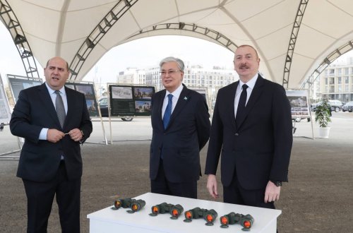 Qazaxıstan Respublikasının Prezidenti Kasım-Jomart Tokayev Füzuli şəhərinin Baş planı ilə tanış olub