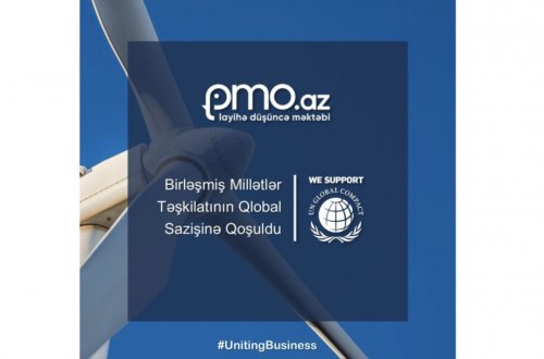 “PMO.az” BMT-nin Qlobal Sazişində iştirakını elan etdi və Azərbaycanda bu təşəbbüsə qoşulan 44-cü şirkət oldu