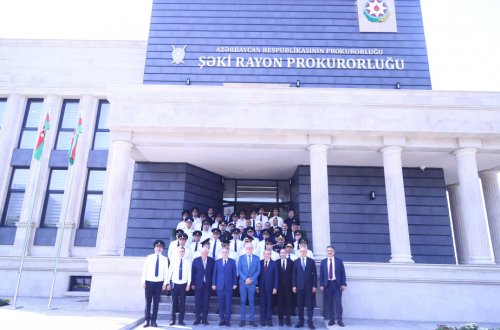 Şəki rayon prokurorluğunun yeni inzibati binası istifadəyə verilib