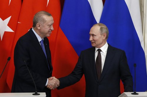 Putin BRICS sammiti çərçivəsində Ərdoğanla görüşüb