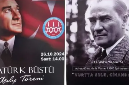 Ermənilər Atatürkün büstünə etiraz ediblər