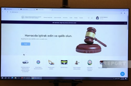 Azərbaycanda hərracların təşkili ilə bağlı yenilənmiş platforma istifadəyə verilib